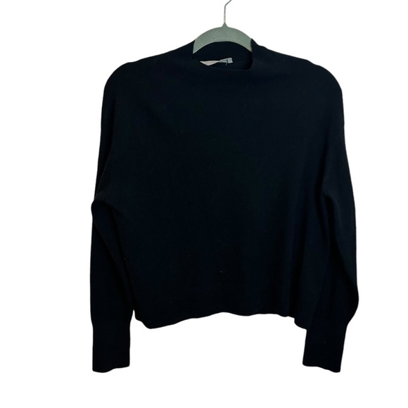 Everlane Black Cashmere Mockneck Sweater - Picture 1 of 6